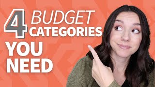 Every Budget Should Have These 4 Categories [upl. by Sletten599]