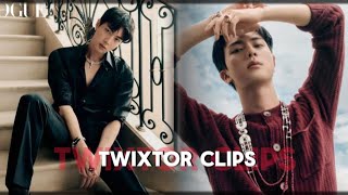 BTS JIN  vogue photoshoot  twixtor clips 📎 [upl. by Eilrac]