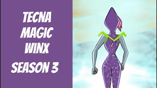 Tecna Magic Winx Season 3 4k [upl. by Jessy]