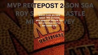 Previsioni antepost NBA 2425 Anello MVP ROY [upl. by Feeley415]