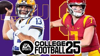 LSU vs USC  Week 1 Simulation EA College Football 25 [upl. by Laure]