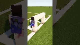 Minecraft Football Field ⚽ shorts [upl. by Whallon]