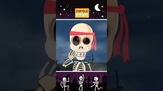 Baila con los esqueletos  Chumbala Cachumbala 💀shorts spooky skeleton halloweensongs [upl. by Ahsena]