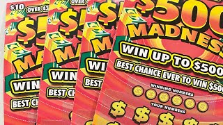 500 madness tickets floridalottery [upl. by Gorlin]