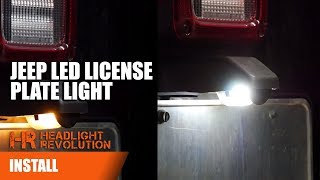 2012 Jeep License Plate Light Headlight Revolution [upl. by Luapnaej]