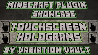 Minecraft Bukkit Plugin  Touchscreen Holograms  Run commands [upl. by Toland]