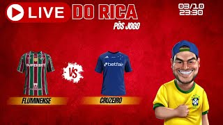 Live pós jogo  Fluminense x Cruzeiro [upl. by Towny]