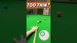 Snooker Thin Cuts Or Too Thin 🤔 GoPro Headcam POV [upl. by Hector]