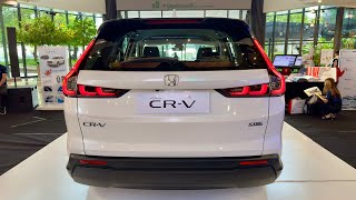 First Look  Honda CRV 2024  7 Seater Premium SUV  PLATINUM WHITE Color [upl. by Blasius]