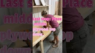 How to build an easy Miter saw table [upl. by Hareema344]