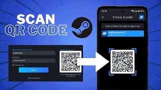 How to scan QR code on Steam mobile app  2023 [upl. by Nnalyrehs]