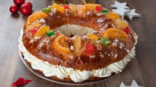 Roscón de Reyes Fácil Sin Masa Madre  La Mejor Receta para Principiantes [upl. by Whitcomb]