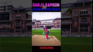 Sanju samson vs lucknow super giants cricket rajasthanroyals ipl realcricket24 [upl. by Roti866]