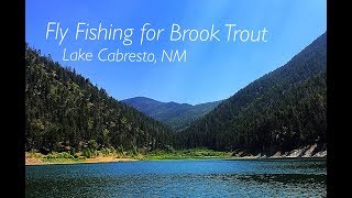 Fly Fishing for Brook Trout on Lake Cabresto NM [upl. by Ahtoelc]