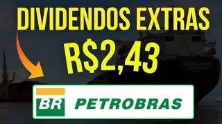 PETR4 PETROBRAS DIVIDENDOS BILIONÁRIOS CHEGANDO ATÉ VOCÊ dividendos petr4 investir ações [upl. by Fagaly234]