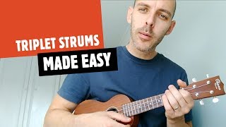 How To Triplet Strum On Ukulele [upl. by Esej]