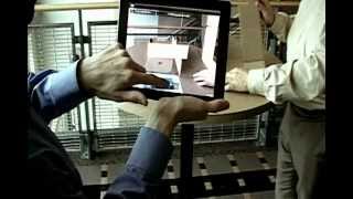 Merlin Mobility Georgia Quickstart Augmented Reality Box Folding Demo [upl. by Eran749]