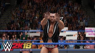 WWE 2K18  Tye Dillinger vs Curt Hawkins  Smackdown Live [upl. by Herodias]