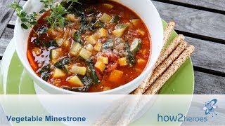 Vegetable Minestrone Soup [upl. by Yanad]