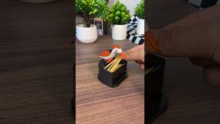 Automatic Bird Toothpick Dispenser  Fun amp Portable PushType Toothpick Holder [upl. by Eniluap]