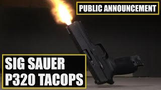 Sig Sauer P320 Fails Drop Test [upl. by Ehrlich]