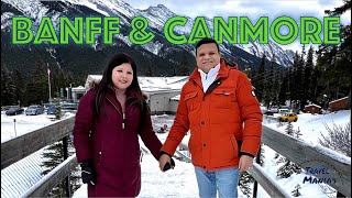 Canmore amp Banff in Winter  Travel Vlog [upl. by Eelnyl873]