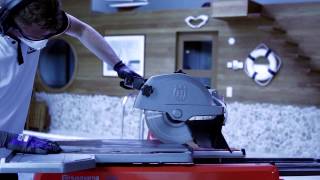 Husqvarna TS 60 tile saw [upl. by Goines112]