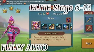 Lords Mobile Elite 612  STAGE 612 Fully Auto 4K 60fps [upl. by Dekow]