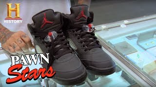 Pawn Stars Nike Air Jordan Vs Season 3  History [upl. by Nylave]