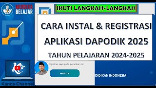 CARA INSTAL DAPODIK 2025 [upl. by Fiore]