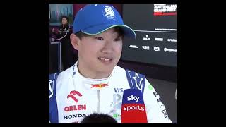 Yuki Tsunoda After Qualifying P8  Praise to the team  2024 Australian Grand Prix [upl. by Cesya]