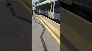 Elizabeth Line 345003 arriving at Gidea Park 13724 [upl. by Anelad]