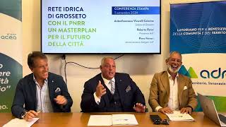 Conferenza Acquedotto del Fiora 7 milioni di investimenti per Grosseto 5 settembre 2023 [upl. by Huei840]