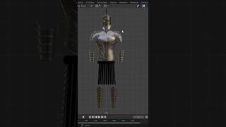 blender software modelling armo ur synthwave art blender3d [upl. by Aneeh463]
