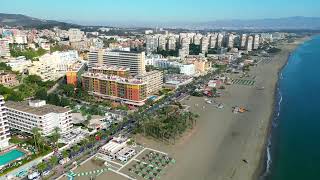 🇪🇦 4K drone view Torremolinos Costa del Sol Spain [upl. by Googins]