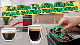 Delonghi Magnifica S Configuración AJUSTE MOLINILLO [upl. by Nnaeerb]