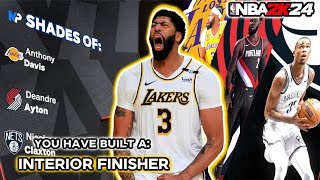 Best ANTHONY DAVIS build with CONTACT DUNKS in NBA 2K24 [upl. by Fugate835]