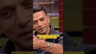 Rahul Dravid as Indian cricket team captain funny moments 😂 rahuldravid [upl. by Enitsirk]