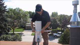 HDTV Antenna Roof Installation with proper grounding [upl. by Ayhtnic729]