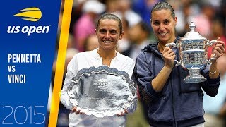 Flavia Pennetta vs Roberta Vinci Full Match  US Open 2015 Final [upl. by Corri]