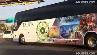 TAUCK USA TOUR BUS  VIA TRAILWAYS [upl. by Oicnevuj392]