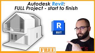 Autodesk Revit  Full Beginner Course  Complete Project  Start to finish [upl. by Diaz]