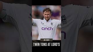 Twin Tons At Lords joeroot lordscricketground srilankavsengland shorts [upl. by Omrellig]