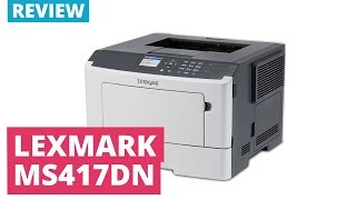 Printerland Review Lexmark MS417dn A4 Mono Laser Printer [upl. by Keithley]