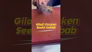 Gilafi chicken seekh kabab chickenrecipe shortsvideo [upl. by Akinehs158]