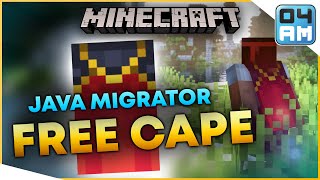 FREE CAPE Minecraft Java Migration Guide amp How To Activate Migrator Cape [upl. by Lamok]