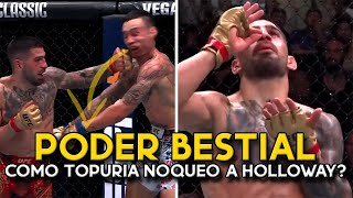 ¿Cómo Ilia Topuria NOQUEO a Max Holloway  Topuria vs Holloway ANÁLISIS [upl. by Enelia728]