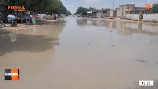 SOCIÉTÉ  Les dégâts des pluies dans la ville de NDjamena [upl. by Lock976]