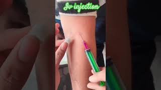 Intravenous injection use ll iv injection kese lagaye ll intravenous short [upl. by Galan]