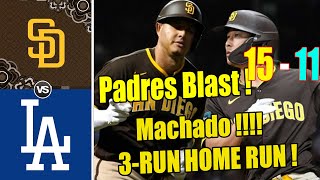 Machado 3Run Home Run in 9th innings [upl. by Ibor]